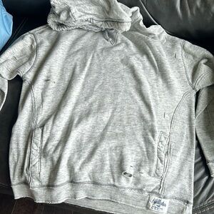 grey hollister hoodie
